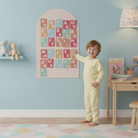 Carte d'apprentissage magnétique double face effaçable à sec, écologique, pour chambre d'enfant