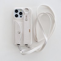 Dragonne à motif Apple 16 Pro Max iPhone 17 Air Crossbody European 15 Plus Housse de protection Grip Mobile Phone Case