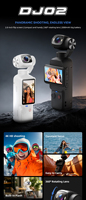 Kamera Vlog Murah Putar 360 Derajat 4K Ultra HD Mendukung Memori 128GB Tahan Air Zoom Optik 17x-30x Baterai 2000mAh