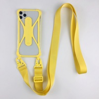 Nouveau cordon universel en silicone étanche et antichoc, réglable, avec design sportif et finition UV, pour téléphones portables