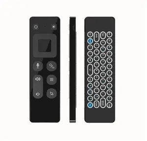 Google voice assistant 2.4G wireless transmission IR learning air flying mouse T99 remote controls for tv box
