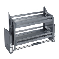 Venda quente 2024 Cozinha De Aço Inoxidável Retire Cesta Armário De Cozinha Elevador Gaveta Cesta De Hardware De Cozinha Acessórios