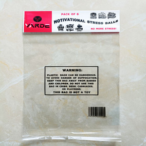 Bolsas de Celofán Transparentes con Cierre Autoadhesivo, Impresión Personalizada, para Empaque de Globos con Bolsa de Pesca - Product Image 3