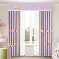 2025 mignon Capibala dessin animé cantonnières garçons filles chambre enfants chambre voilage fenêtre nuances nouveau Design pour la décoration intérieure