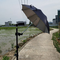 Trépied Parasol Extérieur Téléphone Portable Parasol Diffusion En Direct Soleil Parapluie Caméra Photo Externe Titulaire De La Carte Anti-pluie Support