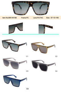 MOQ300pcs Lunettes de soleil carrées tendance <span class=keywords><strong>Tom</strong></span> pour hommes/femmes, design de marque, lunettes de soleil vintage, Oculos De Sol - Product Image 5