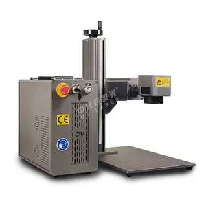 Máquina de marcação a laser de fibra, máquina de gravação com anel de foco automático, metal JPT MOPA