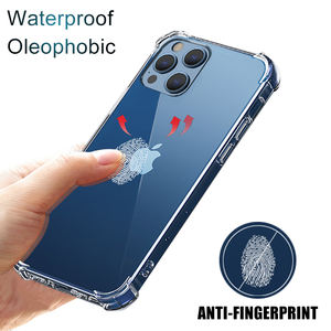 Funda a prueba de golpes para <span class=keywords><strong>Iphone</strong></span> 13, carcasa trasera transparente fina de 1,5mm, cristal transparente de Tpu para teléfono <span class=keywords><strong>iPhone</strong></span> 11 12 14 Pro Max - Product Image 2