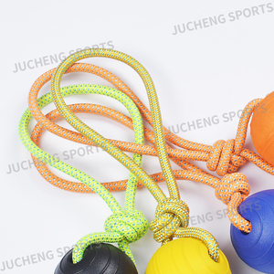 Grosir 8cm mainan anjing multifungsi bola diperkuat tidak beracun pada tali ramah lingkungan dan harga rendah - Product Image 6