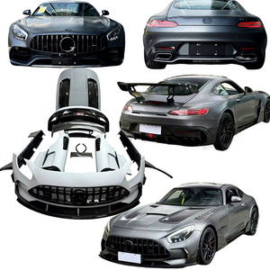 Nuovo Kit Carrozzeria in Fibra di Carbonio Semi-Lucida di Alta Qualità Stile Black Series per Mercedes-<span class=keywords><strong>AMG</strong></span> <span class=keywords><strong>GT</strong></span> C190 R190 Pacchetto Esterno Paraurti - Product Image 1