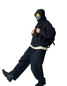 Cappotto antipioggia completo da uomo con strisce LED giacche invernali per ciclismo all'aperto <span class=keywords><strong>abbigliamento</strong></span> impermeabile set modello tipo lettera - Product Image 2
