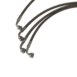 209958 steel braided hose for turbocharger oil pipe used in Cummins series diesel engines hydraulic hose