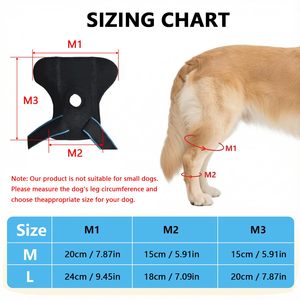 Rodillera Antideslizante para Perros, Soporte Protector para Articulaciones, Envoltura para Patas <span class=keywords><strong>de</strong></span> Perro, Almohadillas para Rodillas para Lesiones y Luxaciones Rotulares - Product Image 2