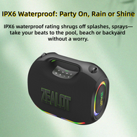 Altoparlante Wireless Portatile ad Alta Potenza 250W ZE21, Batteria 48000mAh, Illuminazione LED RGB, Impermeabile IPX6 5.3 per Feste Interne ed Esterne