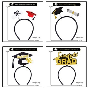 ที่คาดผมตกแต่งสำหรับงานรับ<span class=keywords><strong>ป</strong></span>ริญญา มหาวิทยาลัย อนุบาล พิธีสำเร็จการศึกษา อุ<span class=keywords><strong>ป</strong></span>กรณ์<span class=keywords><strong>ป</strong></span>ระกอบฉากถ่ายรู<span class=keywords><strong>ป</strong></span> หมวกบัณฑิต ที่คาดผมใบ<span class=keywords><strong>ป</strong></span>ระกาศนียบัตร - Product Image 3