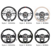 Volant en fibre de carbone compatible avec Mercedes Benz Classe A A200 A180 A260 A45 C63 W205 W204 C300 W222 G55 G500, du modèle ancien au nouveau