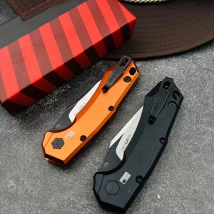 Cuchillo Plegable Multifuncional KS de Acero Inoxidable Personalizable OEM con Hoja para Supervivencia al Aire Libre, Camping y Bricolaje, Mango G10, HK - Product Image 2