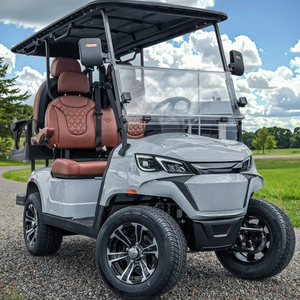 72V Lithium Golf giỏ hàng bốn chỗ Mười điểm một inch hiển thị 150km phạm vi cuối cùng điện Golf giỏ hàng - Product Image 1