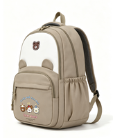 Sac à dos scolaire léger et imperméable pour adolescents et étudiants, avec logo personnalisé, multi-poches, pour collège et école primaire