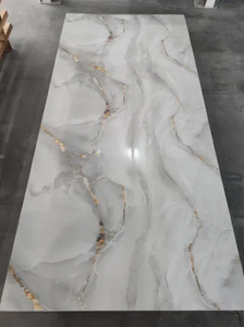 Tấm ốp tường 3D <span class=keywords><strong>PVC</strong></span> hiện đại, tấm đá cẩm thạch UV, tấm ốp tường 3D PU WPC dùng trang trí nhà cửa, tấm ốp tường chống thấm cho hộ gia đình - Product Image 3