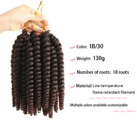 Nouveauté 2025 – Tresses Havana Curl 2x, 8 pouces, 20 mèches/paquet, 100 % fibre Kanekalon, cheveux à tresser au crochet pour femmes noires