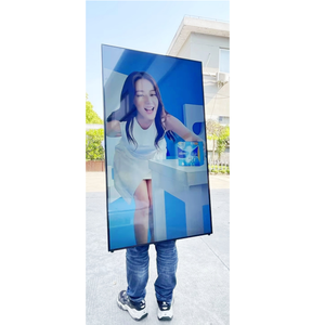 Factory 4K HD Portable Digital Advertising Monitor Backpack Light Box Long-Working <b>Battery</b> for Outdoor Walking PC Stock HD <b>Squar</b> - Product Image 1