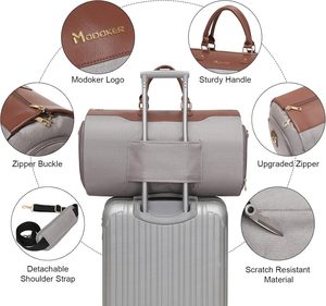Free sample Superior Foldable Leather Fashion Suit <b>Cover</b> with Custom Logo for Storing <b>Garment</b> Bags, Travel Dust <b>Covers</b> - Product Image 3