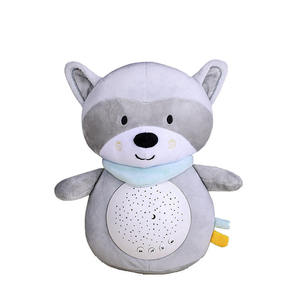 Machine à bruit blanc en peluche avec projecteur ciel étoilé et <span class=keywords><strong>10</strong></span> sons apaisants pour nouveau-né - Product Image 2