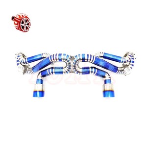 Tubo de Escape de Aleación de <span class=keywords><strong>Titanio</strong></span> Personalizado para Porsche 911 992 996 Gt3 Turbo S Carrera 3.0t <span class=keywords><strong>2020</strong></span> - Product Image 2
