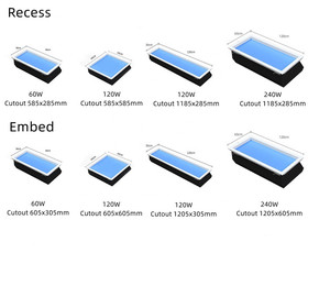 Đèn <span class=keywords><strong>LED</strong></span> Trần Nhân Tạo Điều Khiển <span class=keywords><strong>Wifi</strong></span> Thông Minh Đèn <span class=keywords><strong>Led</strong></span> Bầu Trời Xanh Dương Bảng Điều Khiển Đèn Trần Có Thể Điều Chỉnh Độ Sáng Trang Trí Nội Thất Đèn Bầu Trời Xanh Dương - Product Image 2