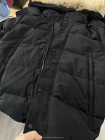 Manteau d'hiver chaud de style classique, coupe-vent, parka pour homme, veste en duvet de canard