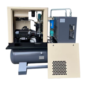 เครื่องอัดอากาศแบบสกรูโรตารี่ ZAKF Industrial PM VSD 3.7KW 5 แรงม้า พร้อมเครื่องอบแห้งในตัว 10 บาร์ 0.3 ลูกบาศก์เมตร/นาที 230 โวลต์ 50 เฮิรตซ์ เงียบ เหมาะสำหรับอู่ซ่อมรถยนต์ - Product Image 4