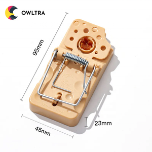 [OWLTRA] Home Clip Mousetrap Rattrap Non Toxic Rat <strong>Mouse</strong> <strong>Trap</strong> Plastic Snap <strong>Trap</strong> Rat Snap <strong>Trap</strong> Station - Product Image 3