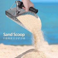 Pelle à sable Epsilon Pelle à sable dorée Outils durables en acier inoxydable 304/Pelle à sable pour la détection des métaux