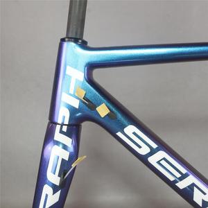 Seraph Custom Chameleon <b>Paint</b> and BB30 Carbon Fiber T700 Gravel Bike <b>Frame</b> GR029 - Product Image 2