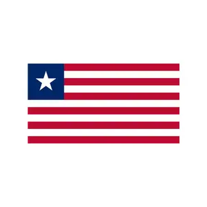 Flagnshowハイエンドプリント3x5フィートリベリア全国飛行リベリア旗100% ポリエステル90x150cm