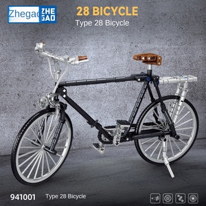 Vélos en blocs de construction colorés en gros OEM, jouet créatif DIY pour enfants, modèle d'assemblage amusant, jouet éducatif - Product Image 4