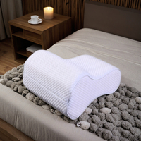 Oreiller pour genoux en mousse à mémoire de forme, oreiller pour jambes de couchage, pour dormeurs latéraux et femmes enceintes, soulagement de la sciatique, du genou, du dos, des jambes et des hanches