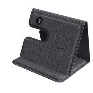 <span class=keywords><strong>Cargador</strong></span> Inalámbrico Rápido 3 en 1 de 18W para Teléfonos, Auriculares y Relojes - Product Image 1