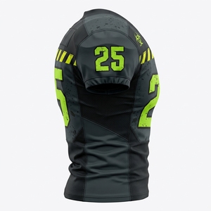 2026 Neues Maßgefertigtes Digital Bedrucktes American Football Trikot Unisex Tarnmuster V-Ausschnitt Atmungsaktives Mesh 100% Polyester Gepolsterte Hose - Product Image 3