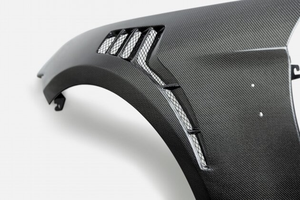 Garde-boue ventilé avant de voiture en Fiber de carbone véritable de haute qualité pour Ford <span class=keywords><strong>Mustang</strong></span> 15-17 / 2018 + - Product Image 5