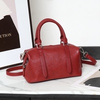 Bolso Boston de gran capacidad para mujer, bolso de hombro para teléfono móvil, bolsos de marca originales de alta calidad a la moda de cuero genuino