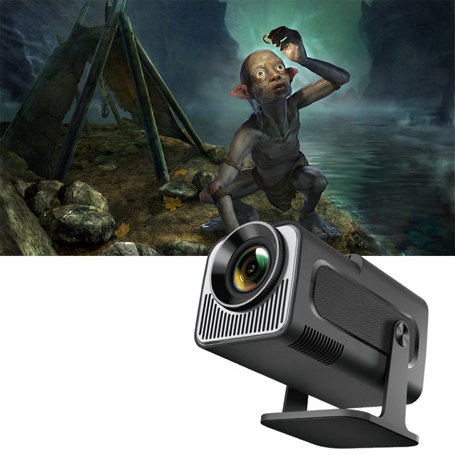HY320 Mini Projector Android LCD 720P Projector Game Home Theater 100-300ANSI Lumen HY320Mini 4K Screen Mirror Portable Projetor