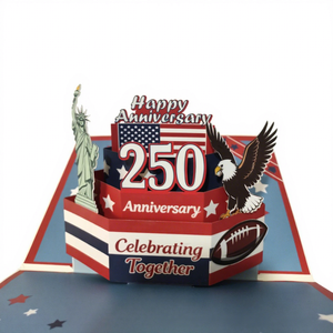 3D Pop-Up Card Us Anniversary Greeting Card <b>Paper</b> Modern Birthday Gift - Product Image 1