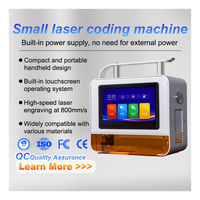 Mini machine portative de codage laser de petite taille portative d'impression multifonctionnelle de marquage laser