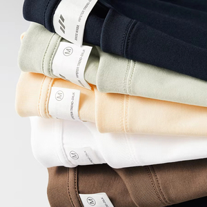 High Quality 240Gsm Blank Drop Shoulder T <strong>Shirt</strong> 100% Cotton Heavyweight Oversized Tee-<strong>Shirt</strong> Simple - Product Image 1