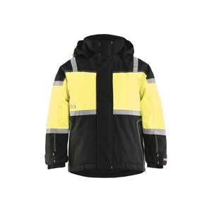 BLAKLADER - 485819779933C104 Chaqueta de invierno para niños Negro/Amarillo Hi-vis-EAN 7330509418185 CHAQUETAS DE TRABAJO - Product Image 1