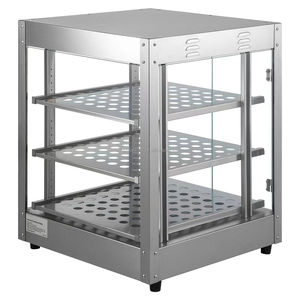 WeWork espositore per scaldavivande commerciale espositore per pasticceria da banco elettrico a 3 livelli per ristorante a Buffet <span class=keywords><strong>Hamburger</strong></span> <span class=keywords><strong>Pizza</strong></span> - Product Image 3