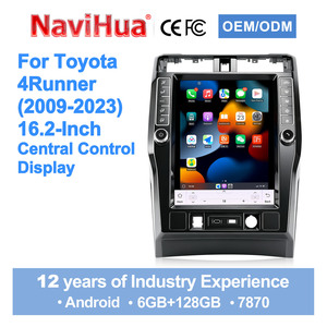 วิทยุติดรถยนต์ระบบแอนดรอยด์ Navihua พร้อมระบบนำทาง GPS เครื่องเล่นมัลติมีเดีย หน้าจอสัมผัสขนาด 16.2 นิ้ว แบบ T-Style สำหรับรถยนต์โตโยต้า 4Runner ปี 2009-2023 - Product Image 2