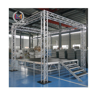 Trusses de scène en aluminium pour événements-Pieds réglables de haute qualité 290x290mm Support de DJ/plate-forme de concert Support de gros